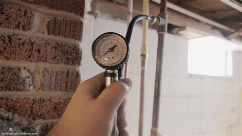 howto pressure test soft copper gas line|propane gas line testing.